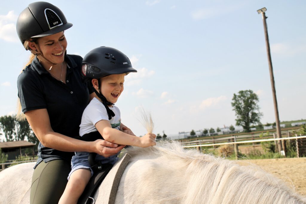 Hippotherapie
Zwillingsreiten